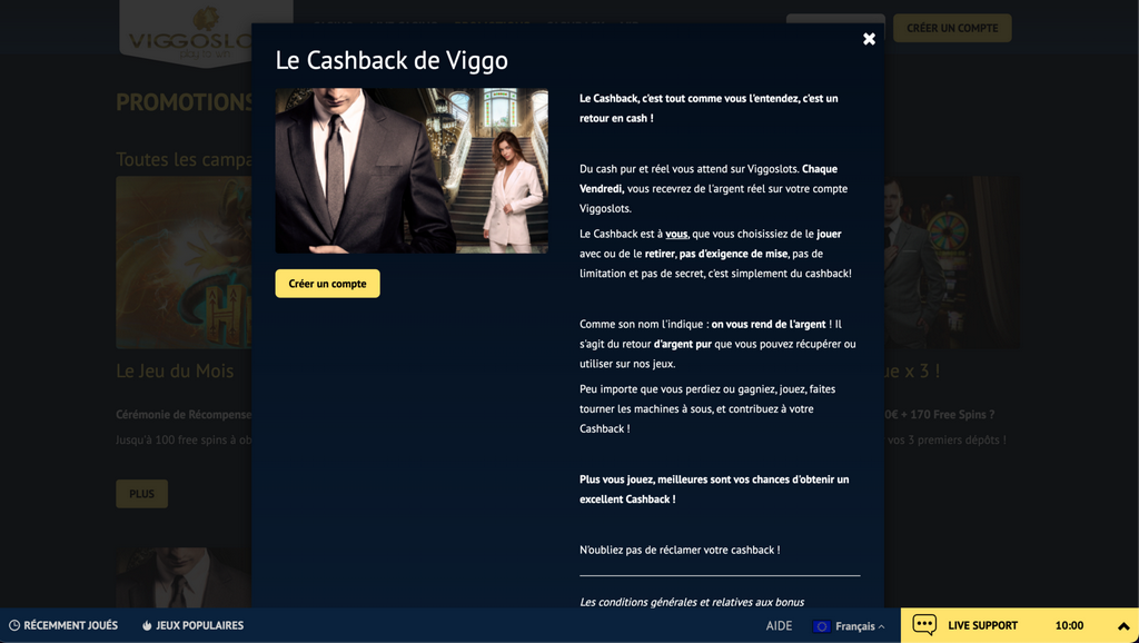 Évaluation du site du casino Viggoslots 2025